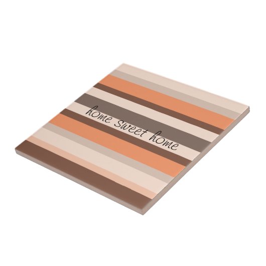 Vanilla Melon Stripes Tegeltje (Zijkant)