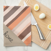 Vanilla Melon Stripes Theedoek (Quarter Fold)