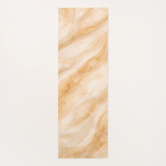 Vanilla Milkshake Marble Texture Yogamat (Achterkant)