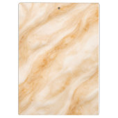 Vanilla Milkshake Marmer Textuur Klembord (Achterkant)