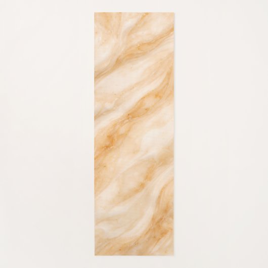 Vanilla Milkshake Marmer Textuur Yogamat (Voorkant)