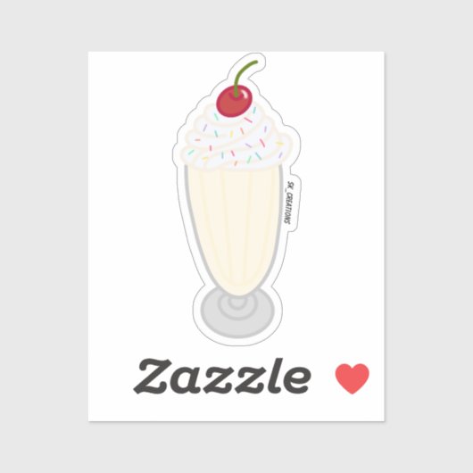 Vanilla Milkshake Sticker (Vel)