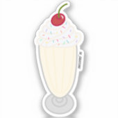 Vanilla Milkshake Sticker (Voorkant)