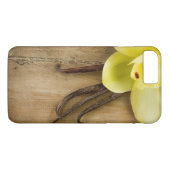 Vanilla Pods and Flower over Wooden Background Case-Mate iPhone Case (Achterkant (Horizontaal))