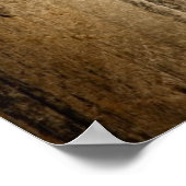 Vanilla Pods and Flower over Wooden Background Poster (Hoek)