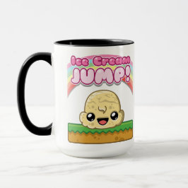 Vanilla Schep met IJs Jump Tekst Mok