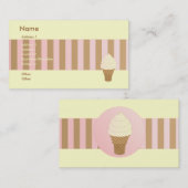 Vanilla Soft Serve Visitekaartje (Voorkant / Achterkant)