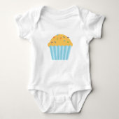 Vanilla Sprinkles Cupcake Babyware Romper (Voorkant)