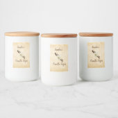  Vanilla Sugar Food Label Voedselcontainer Etiket (Flessen)