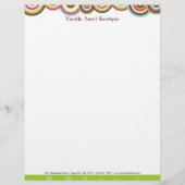Vanilla Swirl Letterhead Persoonlijk Briefhoofd (Voorkant)