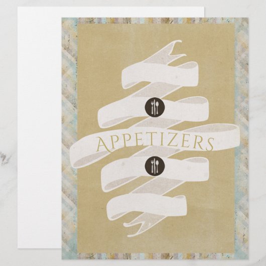 Vanilla Swirl Recipe Divider (één woord) (Voorkant / Achterkant)