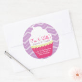 Vanilla Swirl - Roze - Aangepaste Stickers (Envelop)