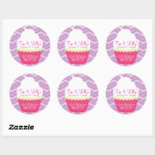 Vanilla Swirl - Roze - Aangepaste Stickers (Vel)