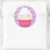 Vanilla Swirl - Roze - Aangepaste Stickers (Tas)