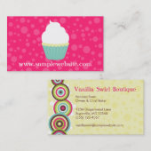 Vanilla Swirl Visitekaartje (Voorkant / Achterkant)