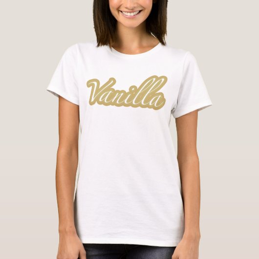 Vanilla T-shirt (Voorkant)