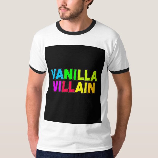 Vanilla Villain .t-shirt T-shirt (Voorkant)