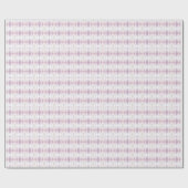 Vanilla wit roze lavender geometrisch kunstontwerp cadeaupapier (Vlak)