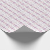 Vanilla wit roze lavender geometrisch kunstontwerp cadeaupapier (Hoek)