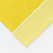 Vanilla Yellow White Stripes Stylish Sjabloon Fleece Deken (Hoek)