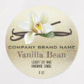 Vanille Bean Spice Labels (Design 1)