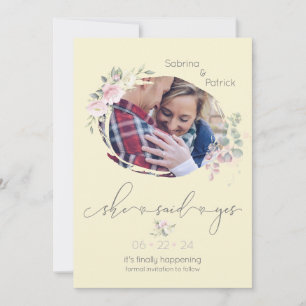 Vanille Citroen Bleke Blush Foto  Save The Date