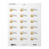 Vanille Cupcake Etiket (Full Sheet)