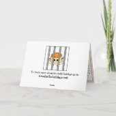 Vanille Custard Day Recept Grappig Bedankkaart (Achterkant)