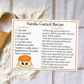 Vanille Custard Recept Kaart