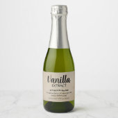 vanille-extract 3x2 VE001_04RT Sparkling Wijnetiket (Voorkant)