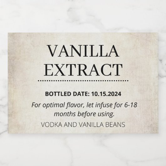  vanille extract AB01_01RTbk Sparkling Wijnetiket (Enkel label)