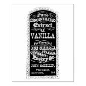 Vanille-extract -  apotheker advertentie rubberstempel (Afrduk)