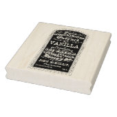 Vanille-extract - apotheker advertentie rubberstempel (Stempel)