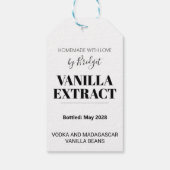 Vanille-extract cadeaukaart 001 cadeaulabel (Achterkant)