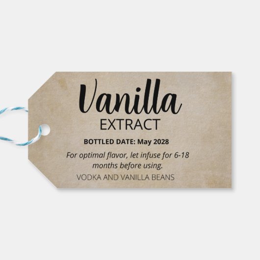  vanille-extract Label VE001_04RT Cadeaulabel (Achterkant Horizontaal)