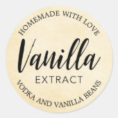  Vanille Extract Label VE003_01RD (Voorkant)