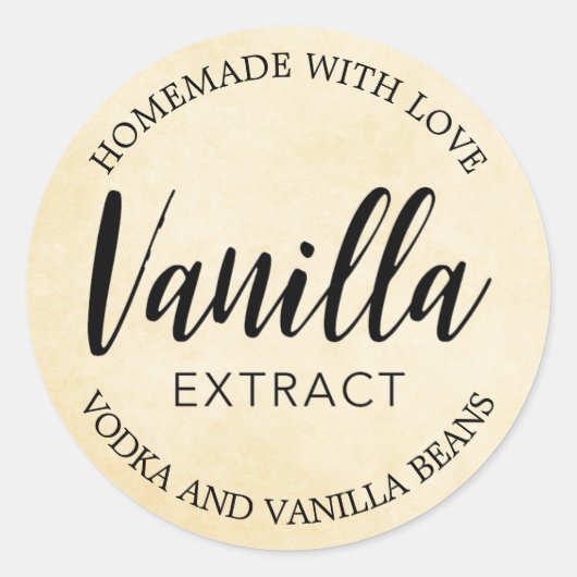  Vanille Extract Label VE003_01RD (Voorkant)