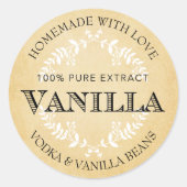 Vanille Extract label VE005_01rdcust (Voorkant)