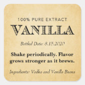  Vanille Extract Label VE005_04rdcust (Voorkant)