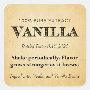 Vanille Extract Label VE005_04rdcust