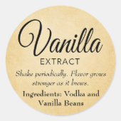  Vanille Extract Label VE025_03rd (Voorkant)