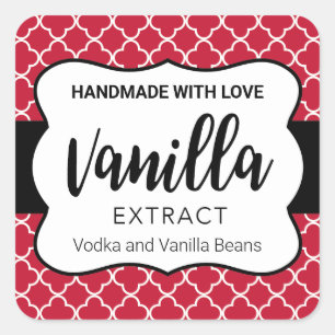 Vanille Extract Label VE031_01sq