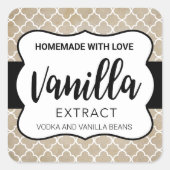  Vanille Extract Label VE031_04sq (Voorkant)