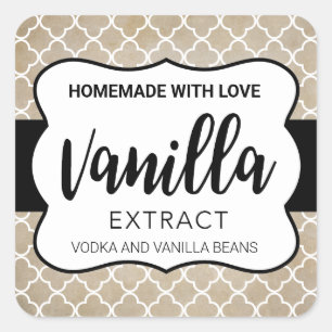 Vanille Extract Label VE031_04sq