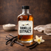 Vanille-extract label VE103sq aanpassen