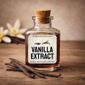 Vanille-extract label VE103sq aanpassen