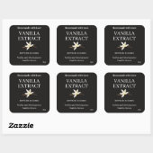 Vanille-extract modern label sticker ZVEG_101_01sq (Vel)