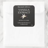 Vanille-extract modern label sticker ZVEG_101_01sq (Tas)