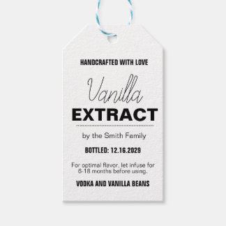 Vanille-extract moderne label sticker VLL1rt Cadeaulabel