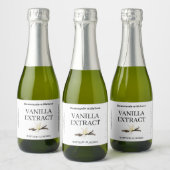 Vanille-extract moderne label sticker ZVEG_101_01r (Flessen)